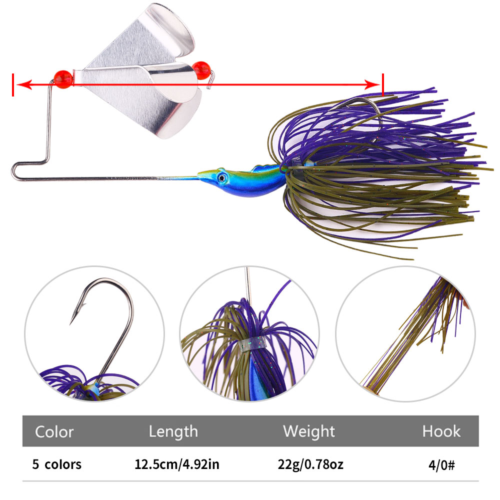 22g Buzzbait Fishing Lure with - Fishing Lure Blade Bait 评论和价格