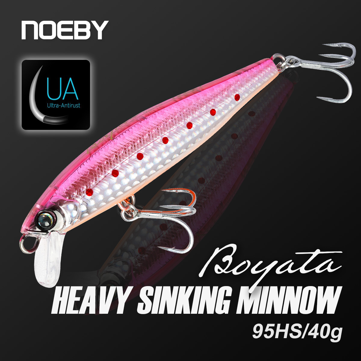 NOEBY Heavy Sinking Minnow Fis - Fishing Lure Buzzbait 评论和价格