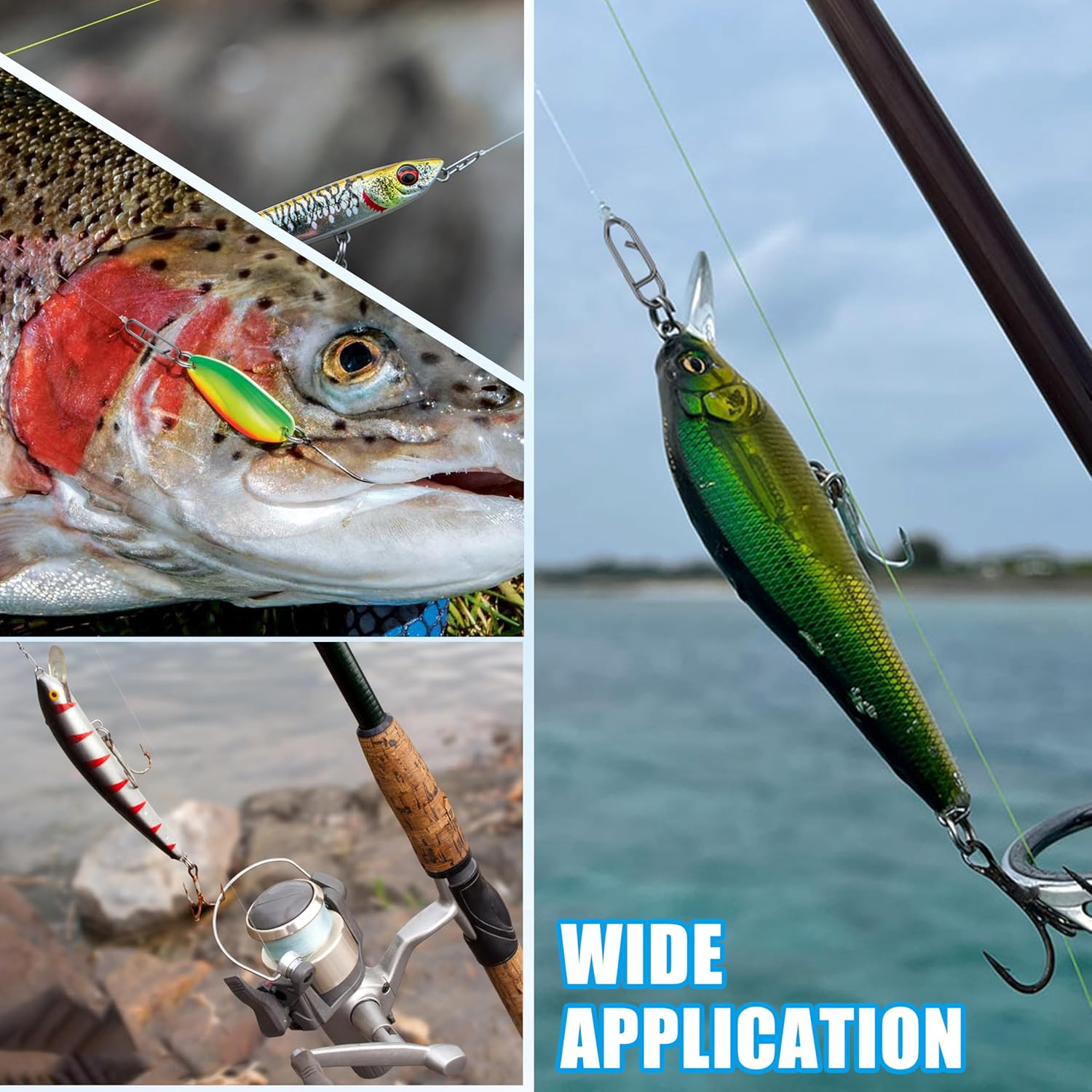 9KM Fishing Snap Kit 110pcs Po - Fishing Lure Making Kit 评论和价格