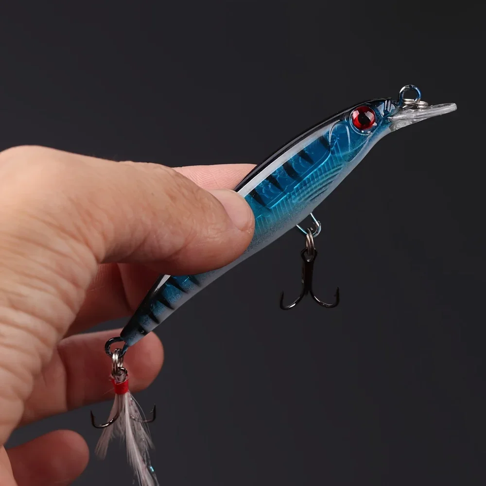 5pcs/box Laser 3D Eyes Bionic  - Fishing Lure Box 评论和价格