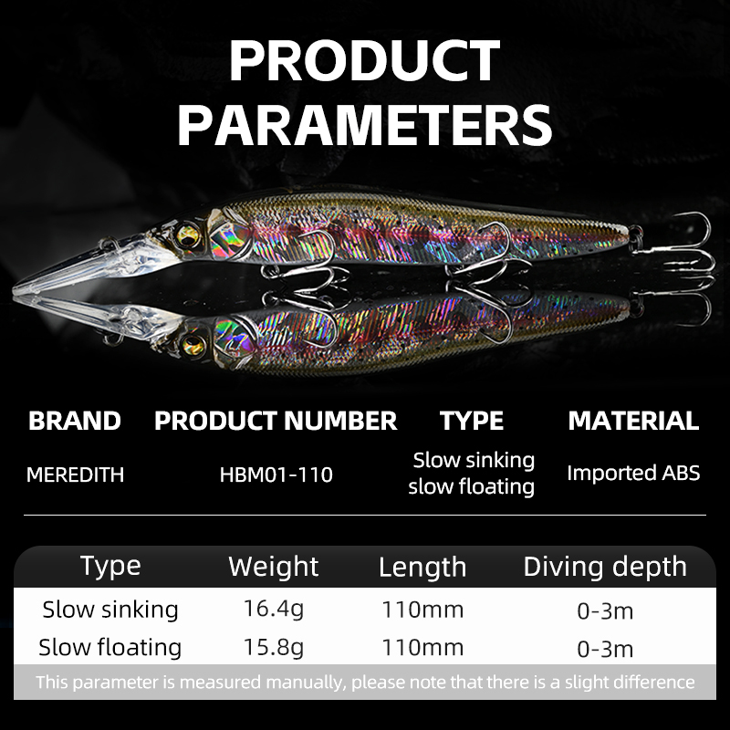 MEREDITH Minnow Wobbler Fishin - Fishing Lure Jerkbait 评论和价格