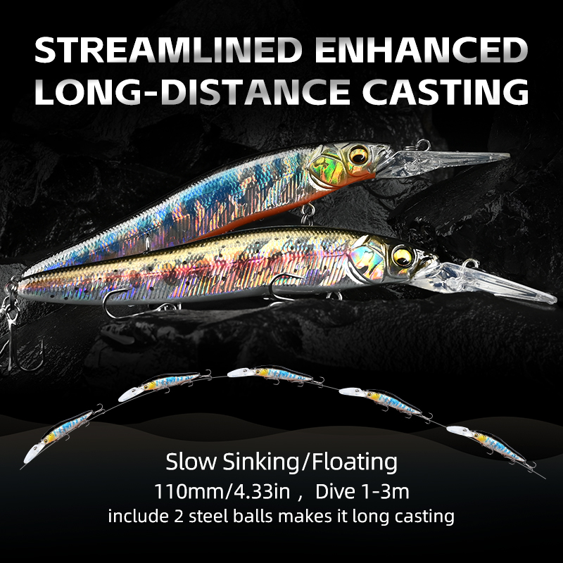 MEREDITH Minnow Wobbler Fishin - Fishing Lure Jerkbait 评论和价格