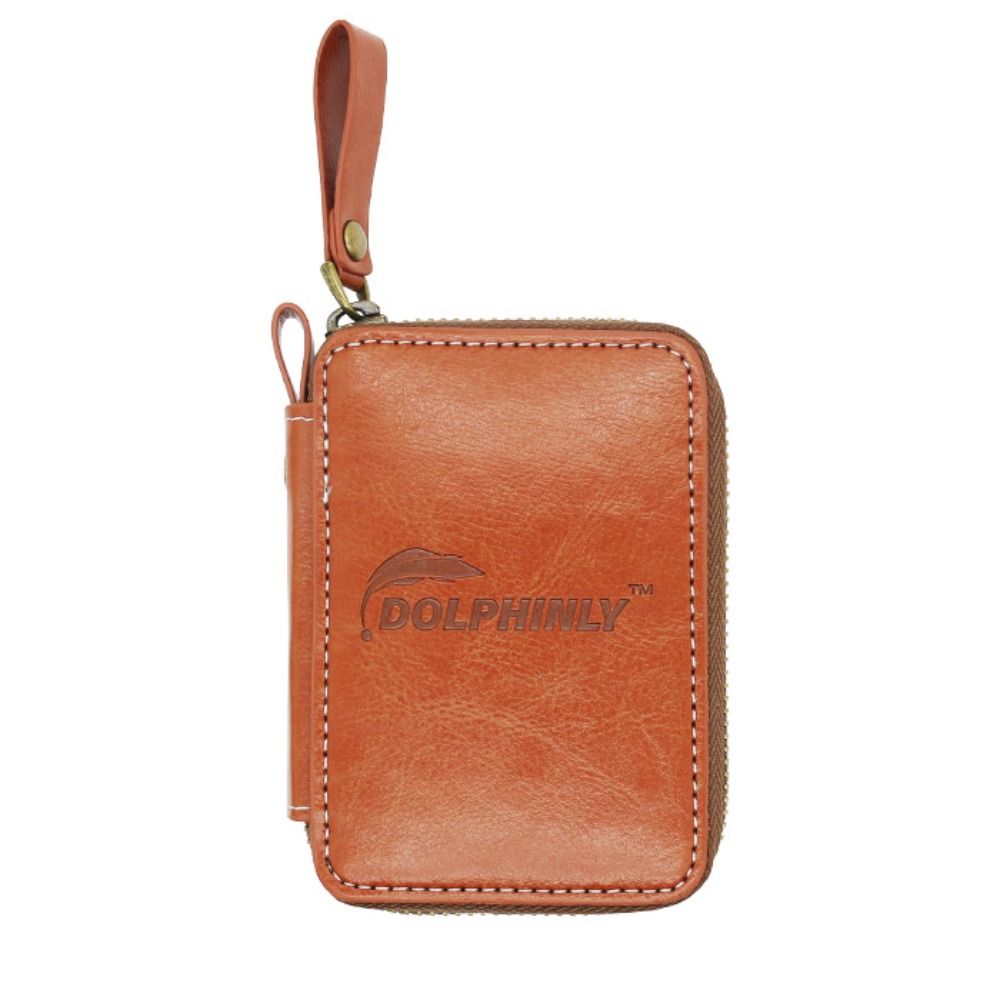 PU Leather Lure Wallet Bag Car - Fishing Lure Spinner 评论和价格