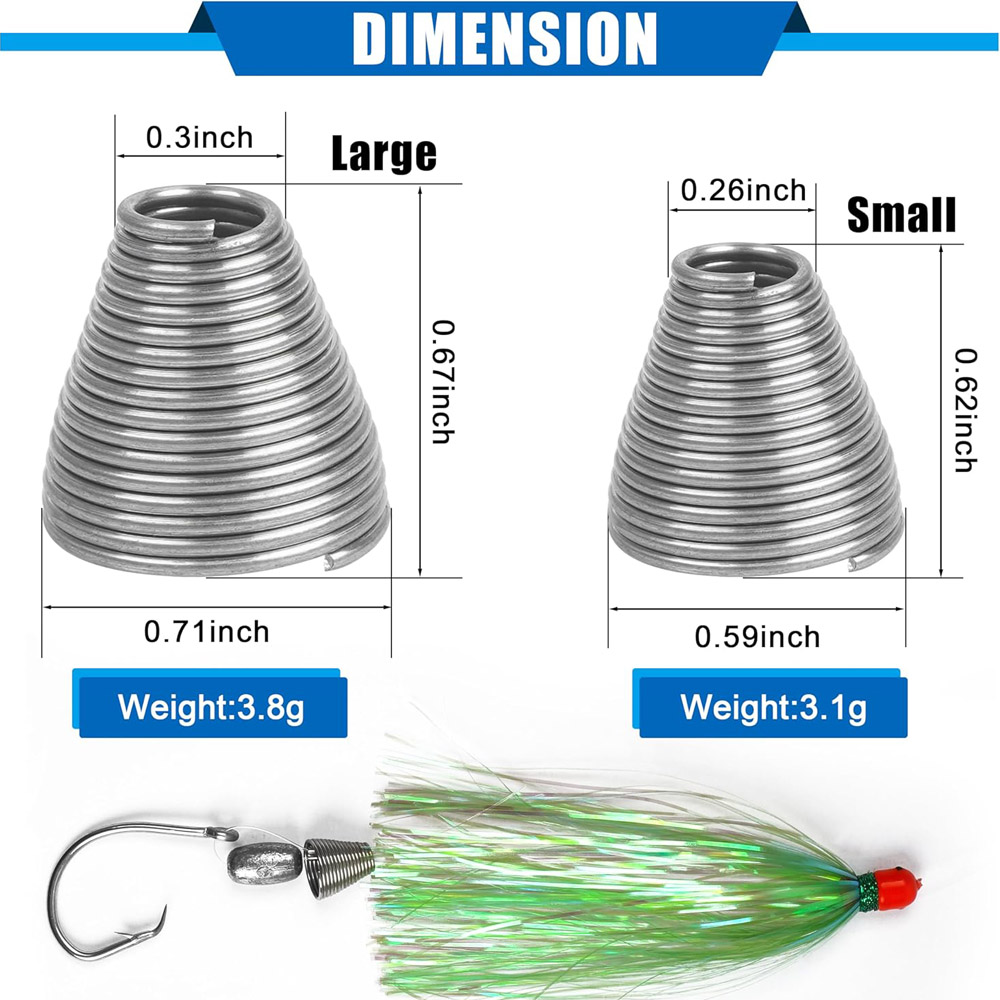 20Pcs Ballyhoo Bait Rigging Sp - Fishing Lure Accessories 评论和价格