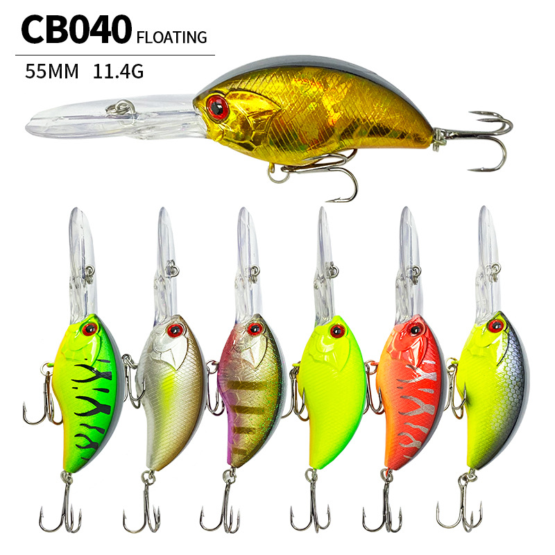 55MM 11.4G Crankbait Fishing L - Fishing Lure Jerkbait 评论和价格