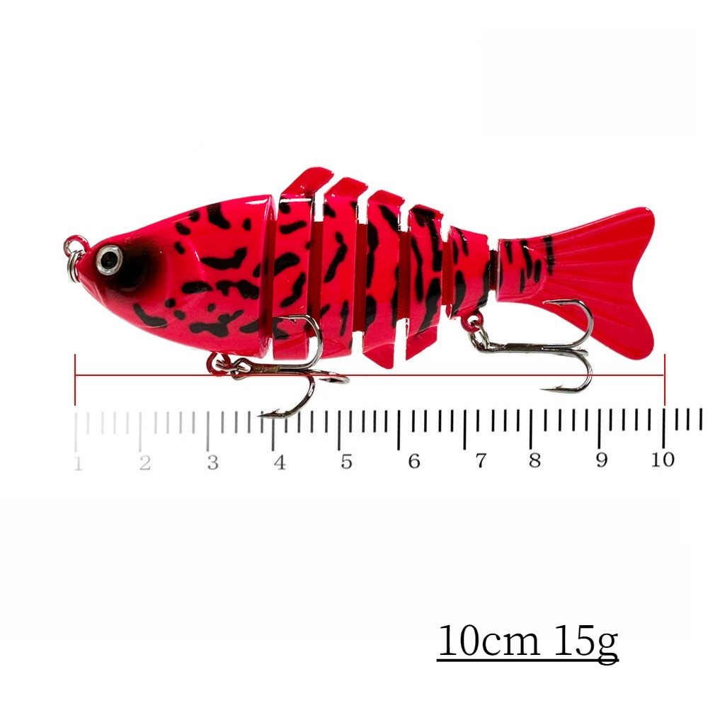 1pc Multi-segment Hard Lure 10 - Fishing Lure Popper 评论和价格