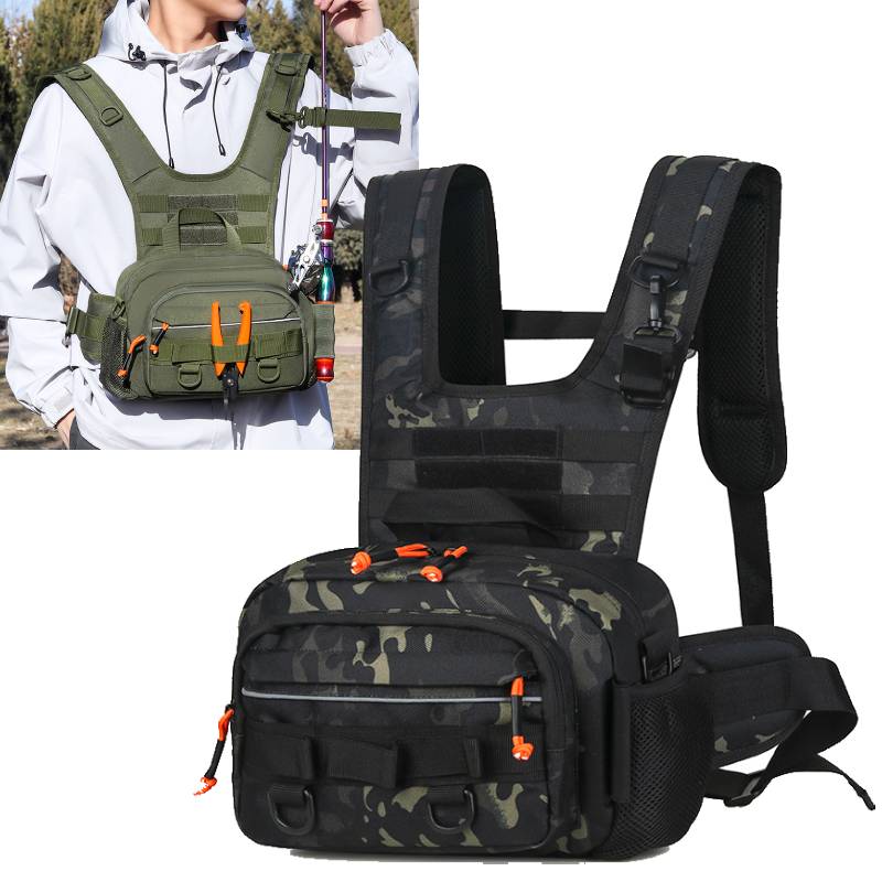 Men Chest Bag Tactical Fishing - Fishing Lure Box 评论和价格