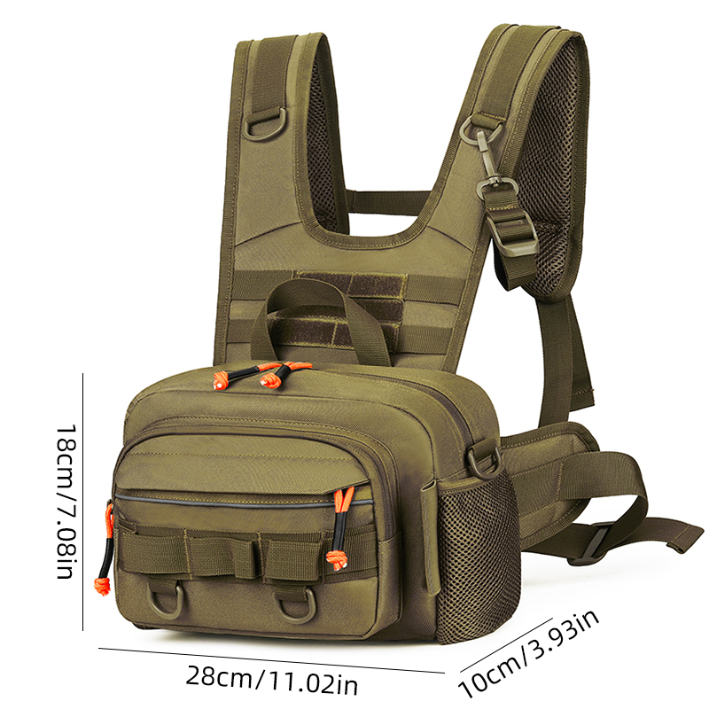 Men Chest Bag Tactical Fishing - Fishing Lure Box 评论和价格