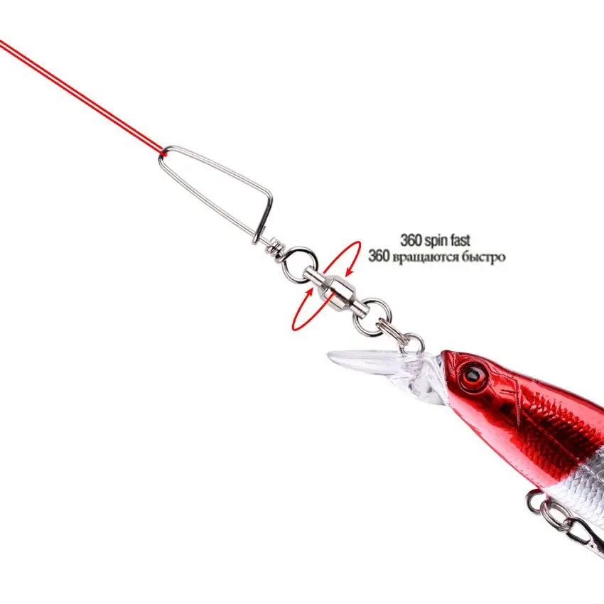 50pcs Fishing Ball Bearing Swi - Fishing Lure Box 评论和价格