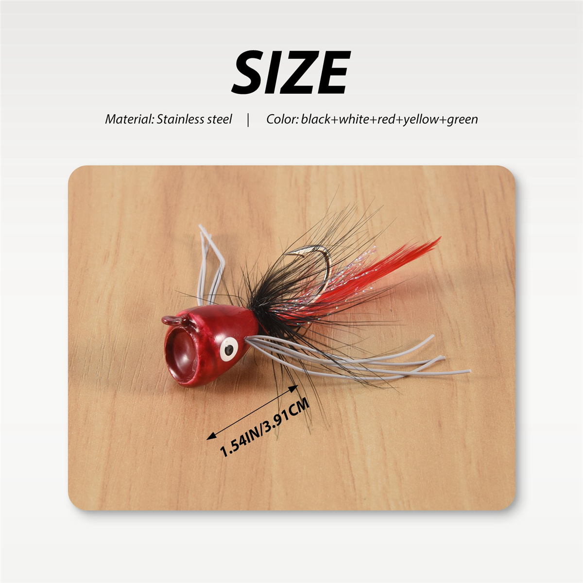 10PCS Fly Fishing Poppers,Topw - Fishing Lure Topwater 评论和价格
