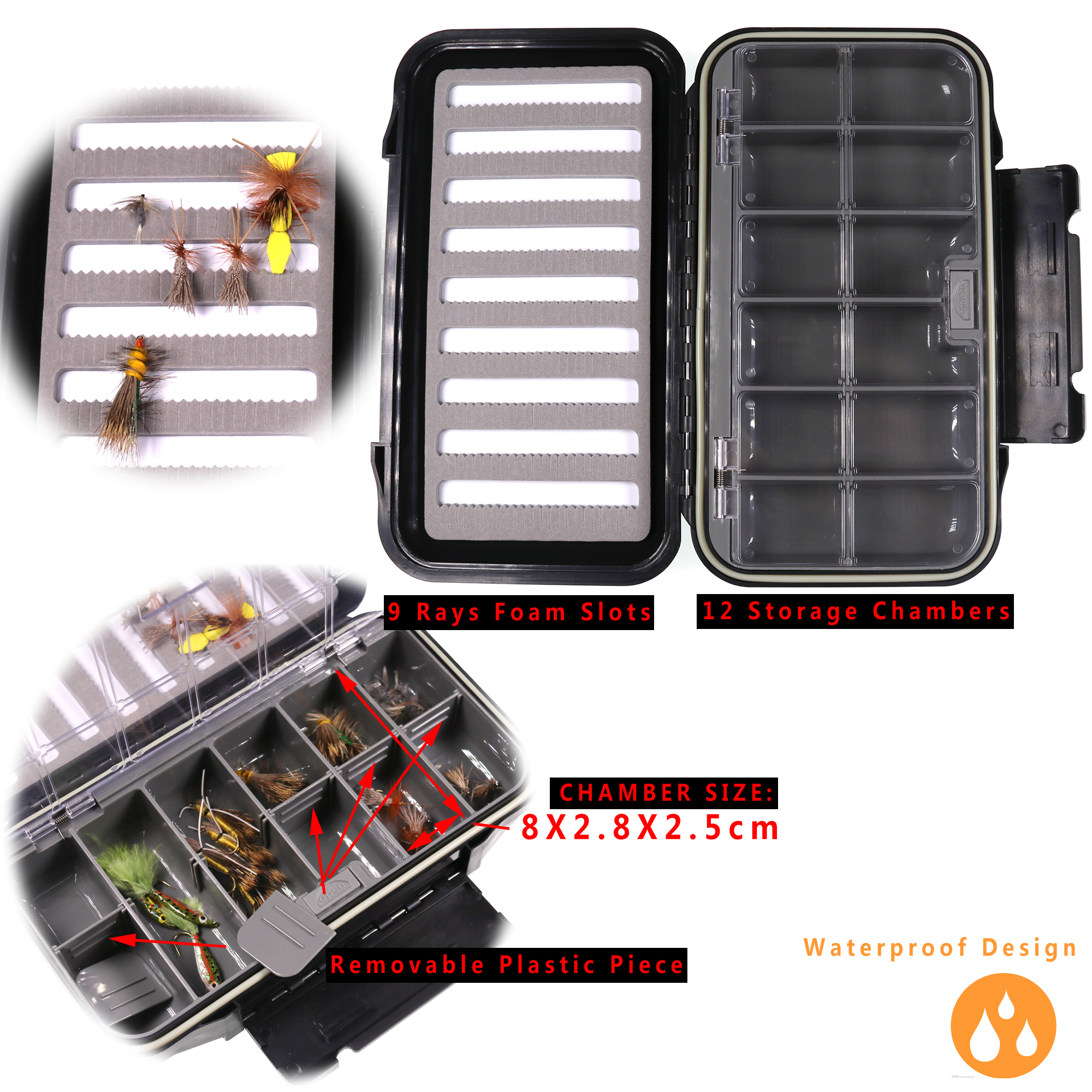 Bimoo M Size Waterproof Fishin - Fishing Lure Spoon 评论和价格