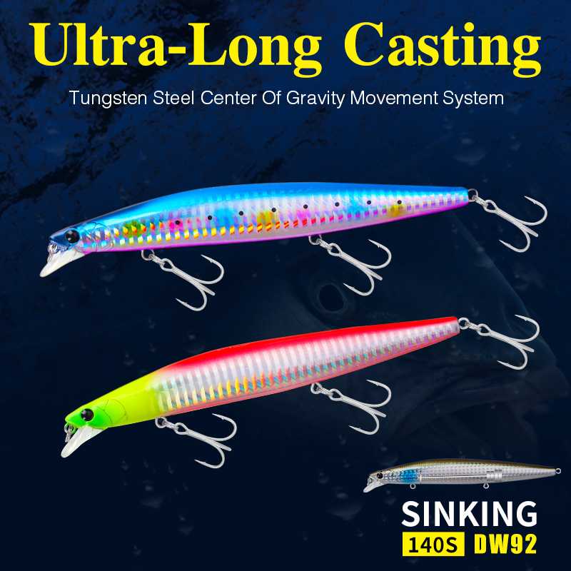 TSURINOYA Stinger 140S Fishing - Fishing Lure Jerkbait 评论和价格