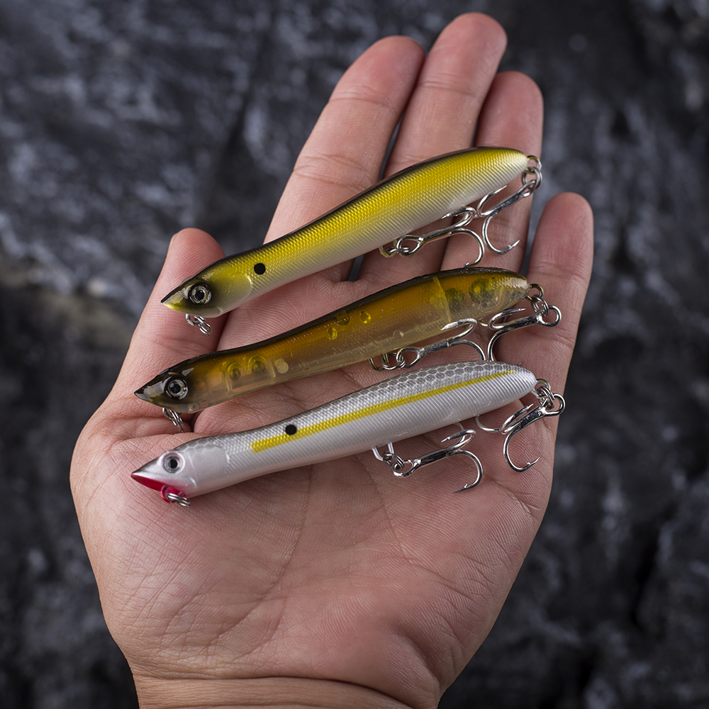 AYWFISH 8CM 6.2G Baby Popper F - Fishing Lure Popper 评论和价格
