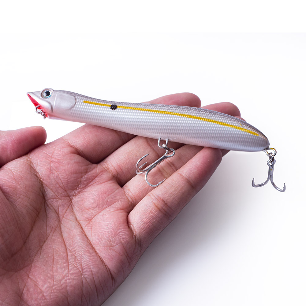 120mm/18g Topwater Pencil Popp - Fishing Lure Popper 评论和价格