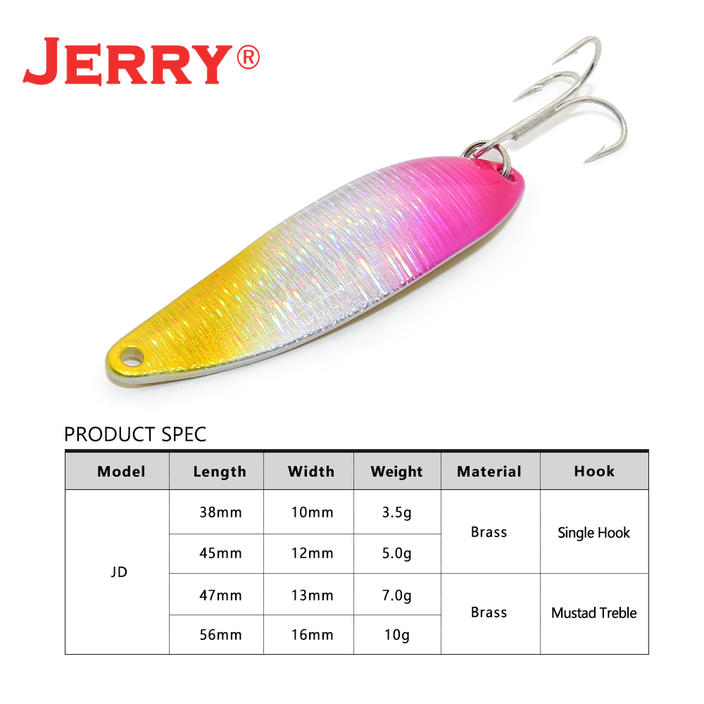 Jerry JD Artificial Spoon Lure - Fishing Lure Spoon 评论和价格