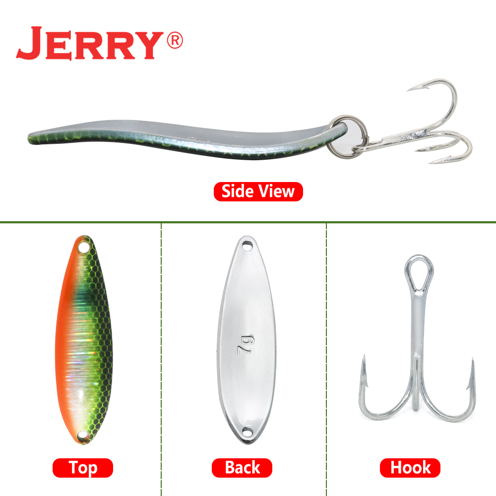 Jerry JD Artificial Spoon Lure - Fishing Lure Spoon 评论和价格