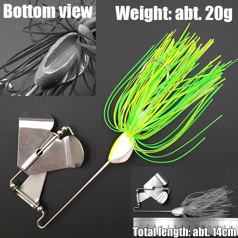 wusanban Lunker Spinner Baits  - Fishing Lure Blade Bait 评论和价格