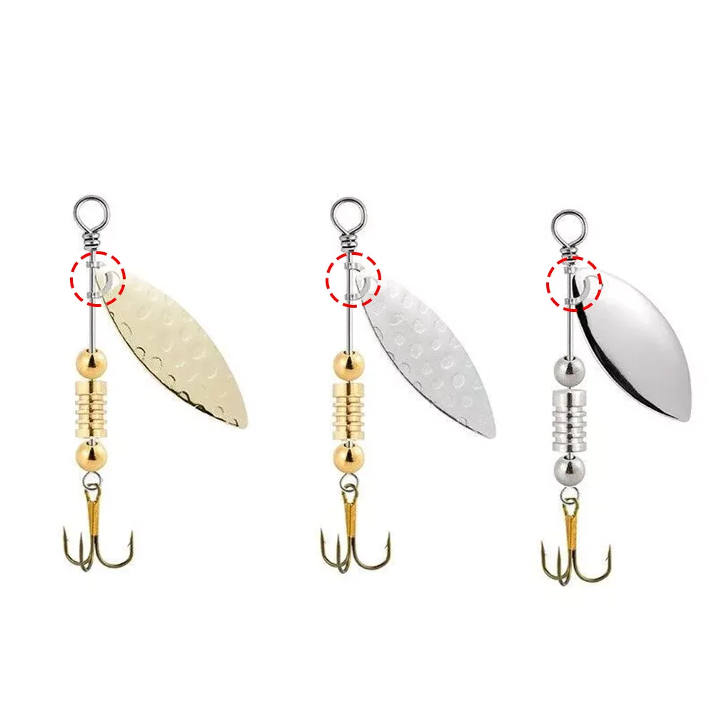 100pcs Fishing U Shaped Fixed  - Fishing Lure Spinner 评论和价格
