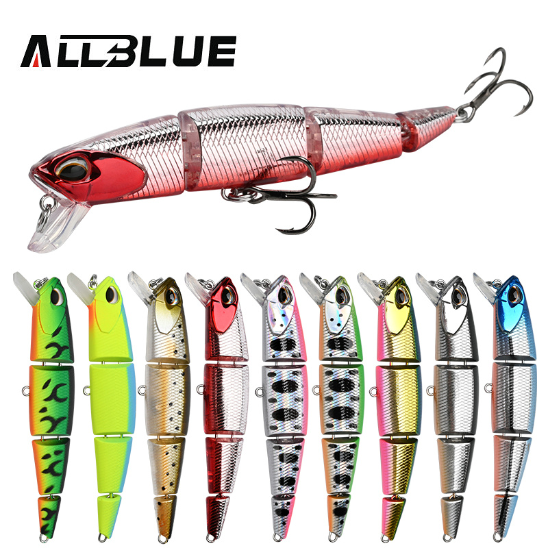 ALLBLUE Professional Jointed S - Fishing Lure Popper 评论和价格