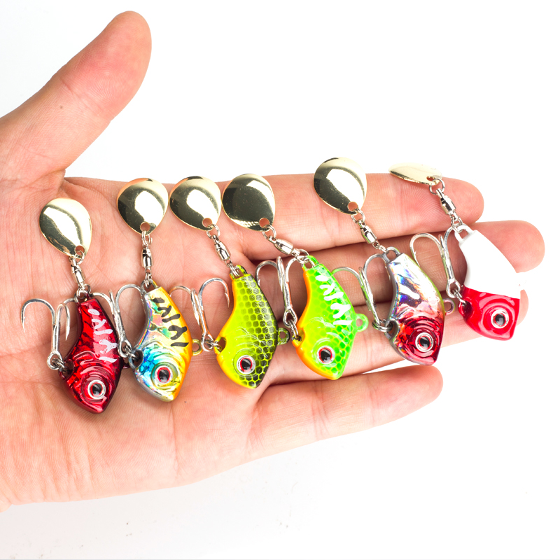 6PC 5g/7g/10g/14g/20g Rotating - Fishing Lure Crankbait 评论和价格