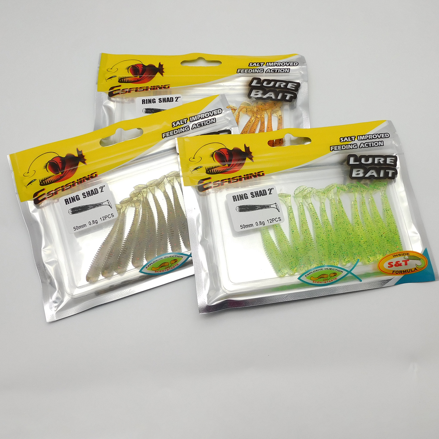 ESFISHING Swing Impact Ring Sh - Fishing Lure Soft Plastic 评论和价格
